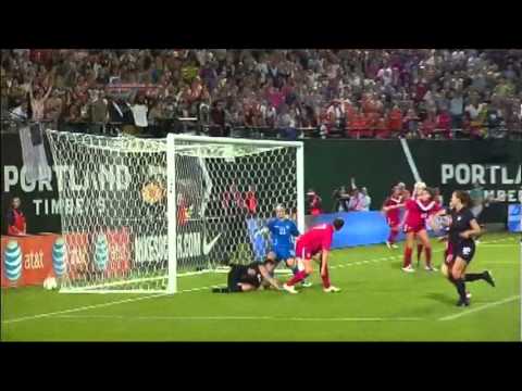 USWNT v. Canada - 9/22/2011 - Kelley O'Hara assist, Abby Wambach goal