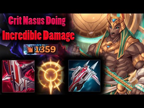 1.4k Damage Crits Against Mundo With This Nasus Build | Carnarius | League of Legends