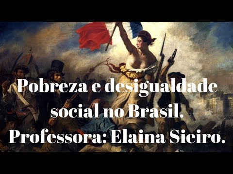 Aula sobre pobreza e desigualdade social no Brasil - Parte 1