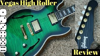 Video thumbnail for Firebird, Custom + 335 Love Child | 2006 Gibson Vegas High Roller Felt Green Review by The Trogly's Guitar Show
