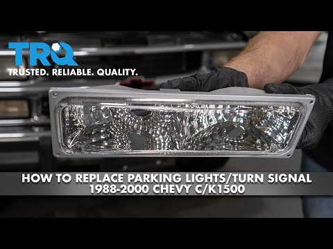 How to Replace Parking Lights/Turn Signals 1988-2000 Chevy C/K1500