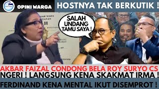 Download lagu Scary! The Moment Akbar Faizal Invited the Wrong Guest! Wanting to Defend Roy Suryo and Co., Akba... mp3