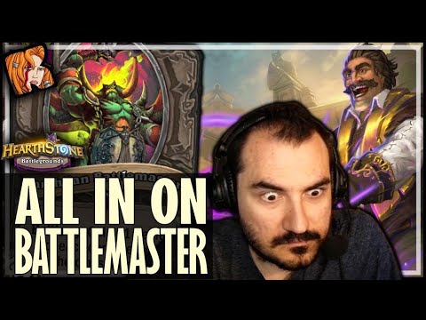 ALL IN ON BATTLEMASTER! - Hearthstone Battlegrounds