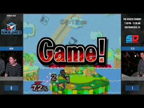 Get Smashed: Pre-Genesis 5 - Winner Ro16: iBDW (Fox) vs ycz6 (Samus)