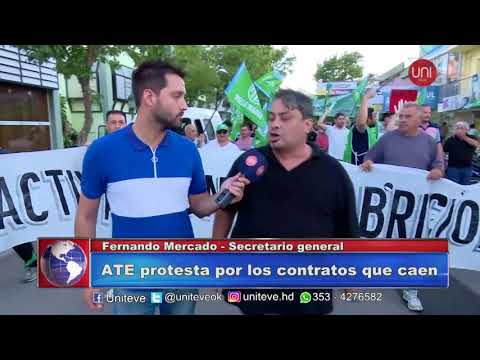 Marcha de ATE por los contratos