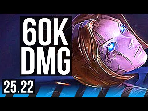 ORIANNA vs AHRI (MID) | 60k DMG, Legendary | EUW Master | 25.22