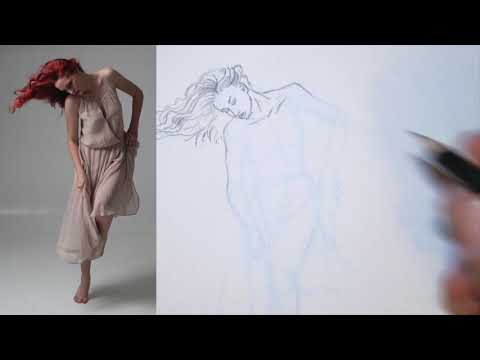 Figure Drawing  Clothing Practice 1