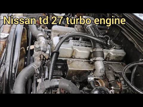 Nissan td 27 turbo engine sounds #nissan