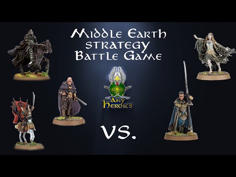 Corsairs of Umbar & Serpent Horde vs Lothlorien & Rivendell 650pt MESBG Battle Report