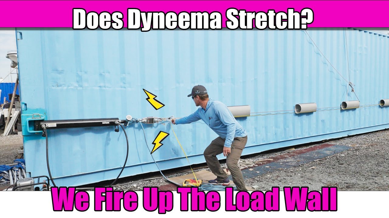 Stretch Test On Amsteel Dyneema - Some Surprising Results