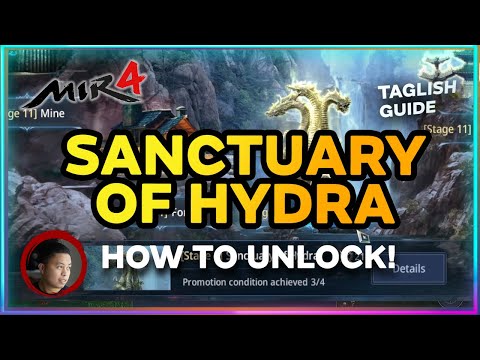 Mir4 Sanctuary of Hydra Conquest Stage 1-2 Tagalog Tutorial