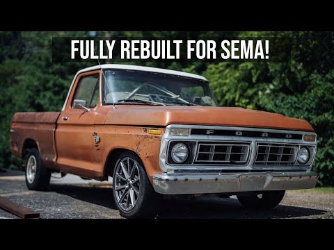 Father-Son Ford F-100 Truck SEMA Build with KC Mathieu - Lowering it Simply with Original Chassis
