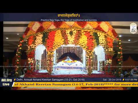 079 Delhi 20Oct2018 SatEve RSK Giani Gurdev Singh Jee Australia