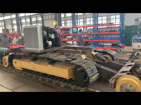 JIngGong new workshop visit, professional wheeled excavators factory in China with over 20+ years