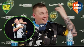 “PLEASE NOT AGAIN!” | Chris Dobey honest reaction to beating Gerwyn Price to reach semi-finals