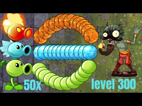 Firebreather Zombie Level 999 vs EVERY Plant!" pvz2 all plants food abilities