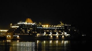 "Aurora", "Adonia" & "Balmoral" depart from Southampton - 04/01/2015