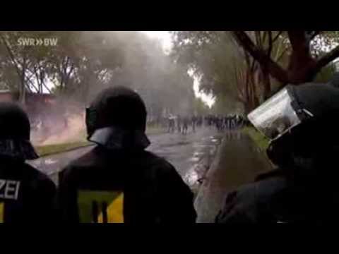 Waldhof Mannheim vs. Kickers Offenbach // Derby Ausschreitungen 25.08.2013