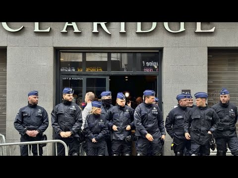 WATCH: Brussels police move to shut down far-right meeting