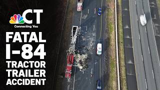 One dead after double tractor-trailer accident on I-84 in Vernon