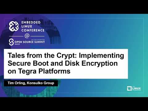 Tales from the Crypt: Implementing Secure Boot and Disk Encryption on Tegra Platforms - Tim Orling