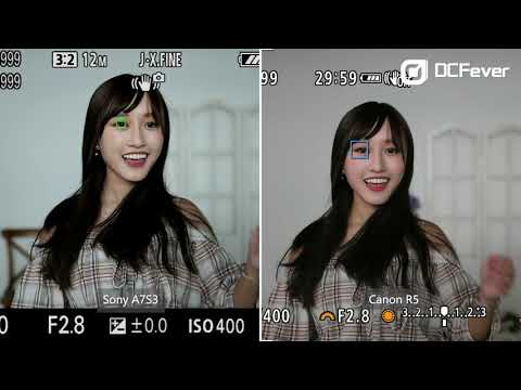 Sony A7S III vs Canon EOS R5 - Eye Detection Test