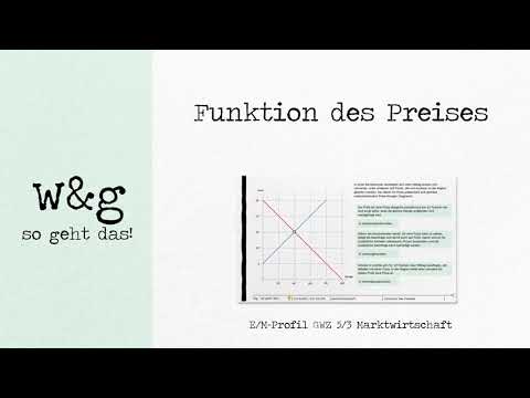 GWZ 3 Market Economy - #4 Functions of Price