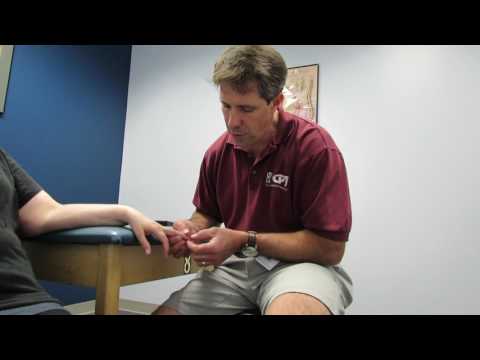 Hoffman's sign positive-How to perform the test