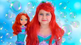 Alika plays with a magic doll by GLOBIKI