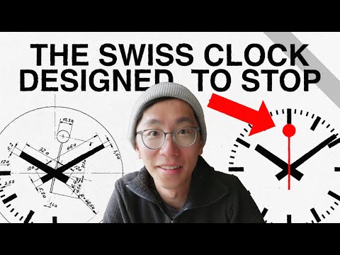 History of the Swiss Railways Clock: Why does it stop?