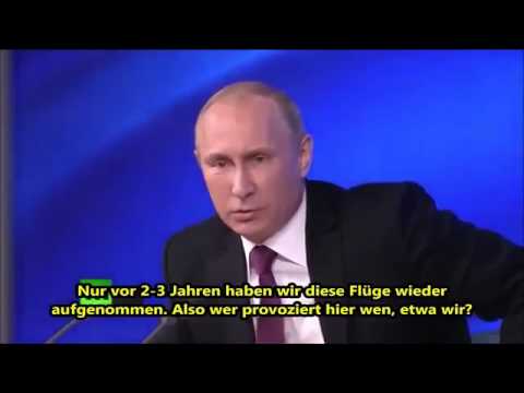 Aber Angela Merkel denkt nicht Wladimir Putin antwortet BBC Reporter   Aggression geht nicht von Rus