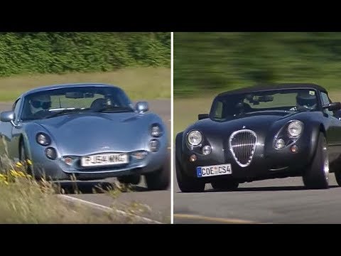 TVR Tuscan Vs Weisman Roadster Power Lap | The Stig | Top Gear