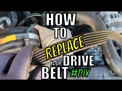 How To Remove & Replace Your Serpentine Belt / Drive Belt 88-98 Chevy GMC OBS Truck | 8K