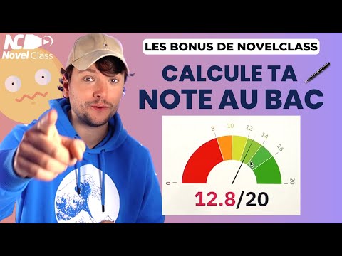 Calculer ta Note au BAC 2023 (avec un Simulateur de note) - Les Bonus de NovelClass
