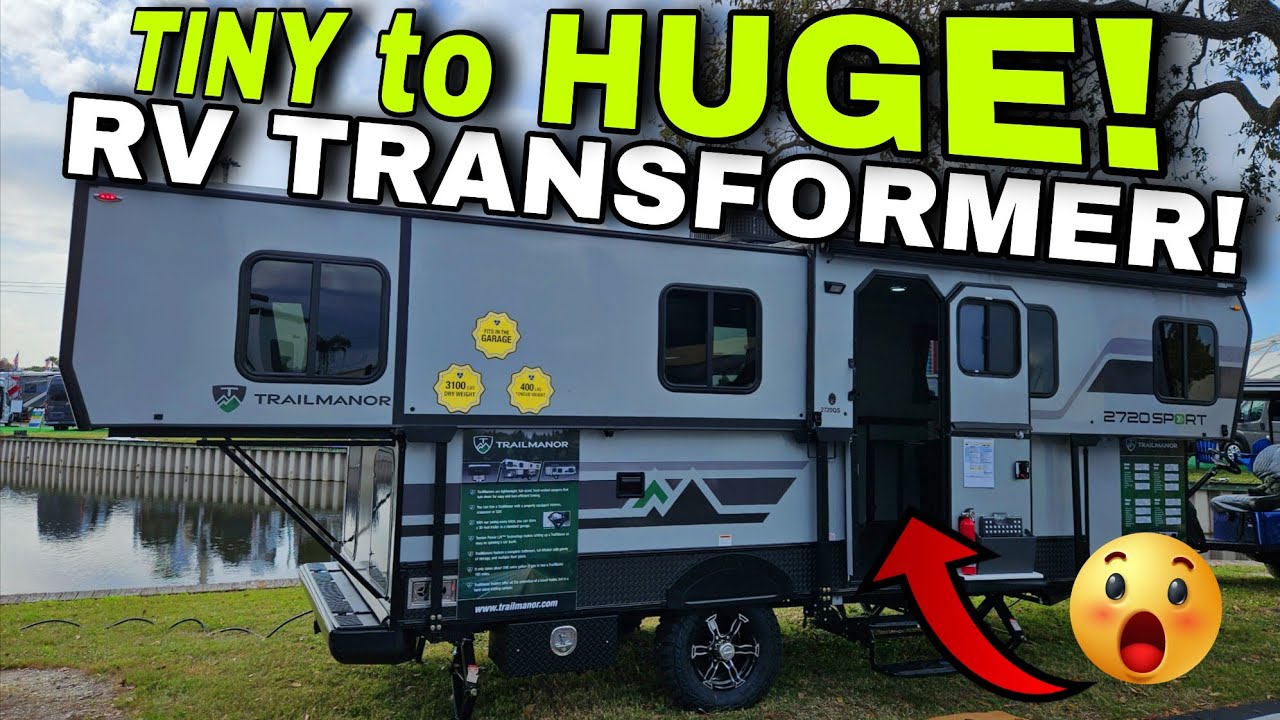 TrailManor 2720QS: The Folding RV That Makes Family Adventures Easy!