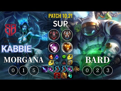 SB Kabbie Morgana vs Bard Sup - KR Patch 10.21