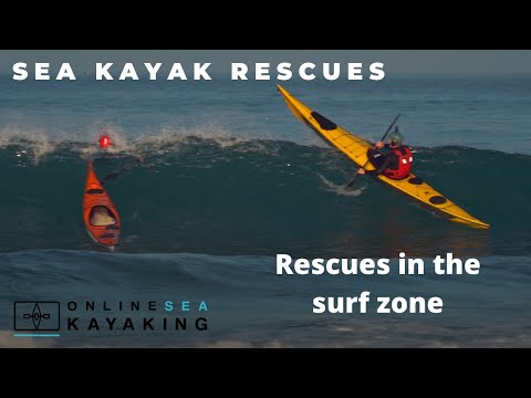 Sea kayak surf rescues - Learn rescue techniques for the surf zone