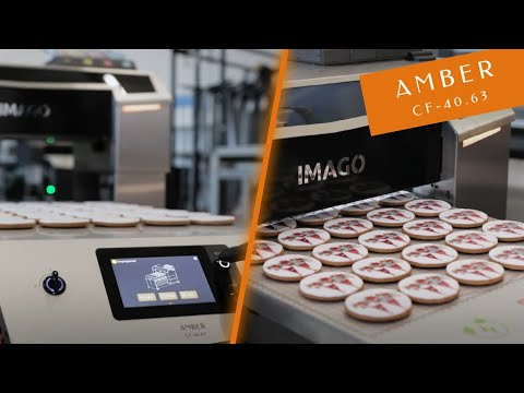 Discover Amber CF - 40.63 – an innovative solution for confectioneries, bakeries, and production facilities. Direct printing on cookies, cakes, macaroons, and many other products. 