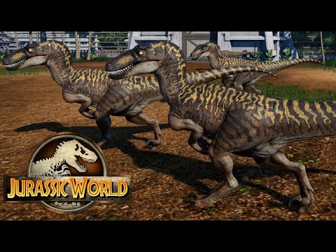 5 The Isle Utahraptor vs 3 Walking With Dinosaurs Iguanodon - JWE Mods (4K 60FPS)