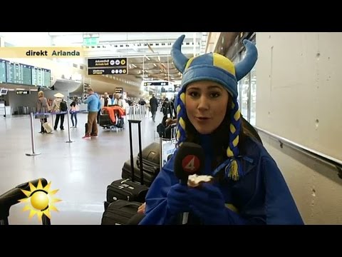 På väg mot Eurovision - i helgalen outfit - Nyhetsmorgon (TV4)