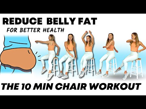 Lose Belly Fat Sitting Down | 10 Minute Chair Workout - Seated Exercises for Better Health