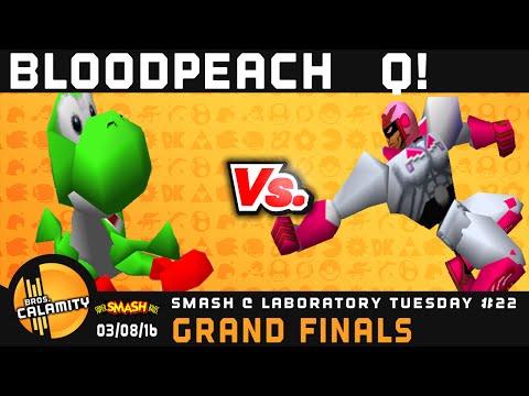 S@LT #22 | [L] BloodPeach (Yoshi) vs [W] Q! (Falcon) - Grand Finals - SSB64
