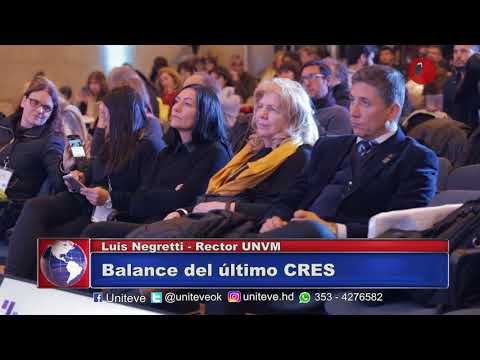 Negretti resaltó la importancia de la participación de UNVM en la CRES