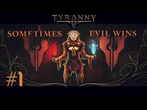 Tyranny - Part 1 - Character Creation, Tutorial. Hard, Blind, Playthrough.