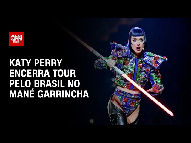 Katy Perry encerra tour pelo Brasil no Mané Garrincha | AGORA CNN