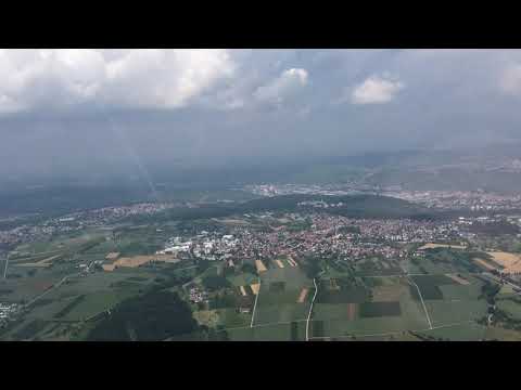 Überflug Flughafen Stuttgart-Echterdingen | Heimat Deutschland von oben