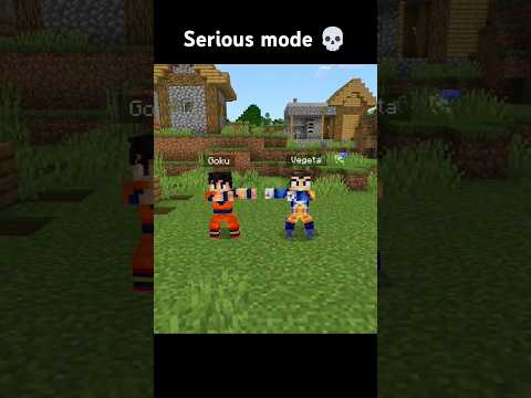 Goku vs Minecraft (Animated Fight) 💀 #minecraft #animation
