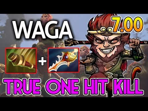Waga DOTA 2 Patch 7.00 [Monkey King] True One Hit Kill