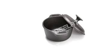 CMC Cast Iron Round Pot--18 cm