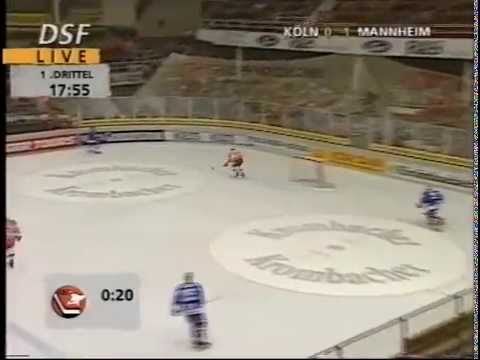 DEL 96-97 #13 Köln - Mannheim 4-3OT Teil 1
